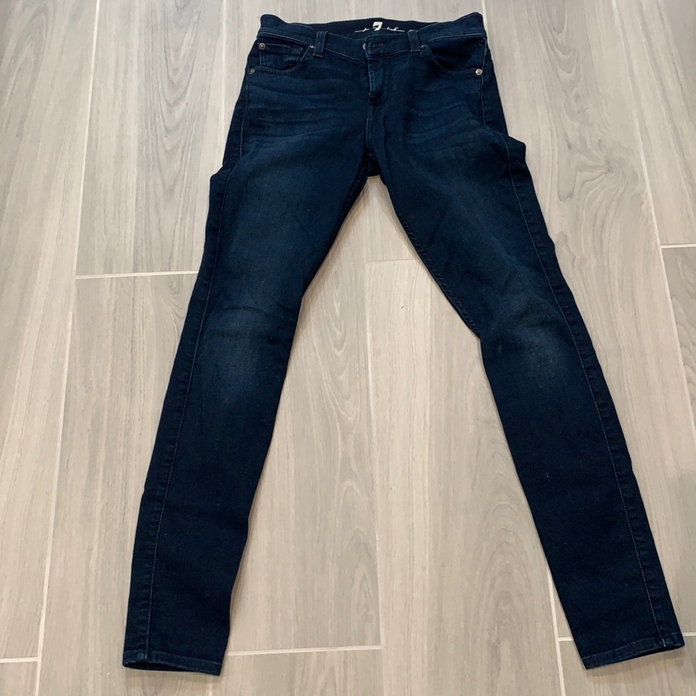 7 jeans, dark color gwenevere